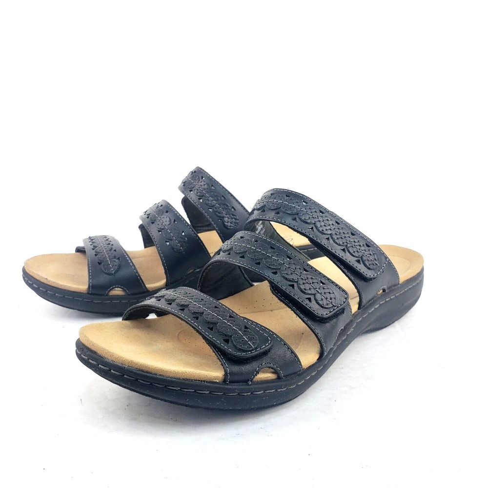Clarks Collection Laurieanne Bella Women's Sandal Size 9.5 M Black